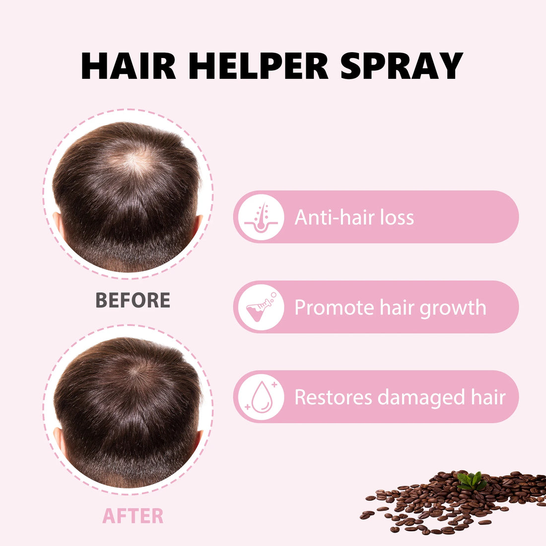 hair nourishing spray for scalp strengthen Hair Follicles