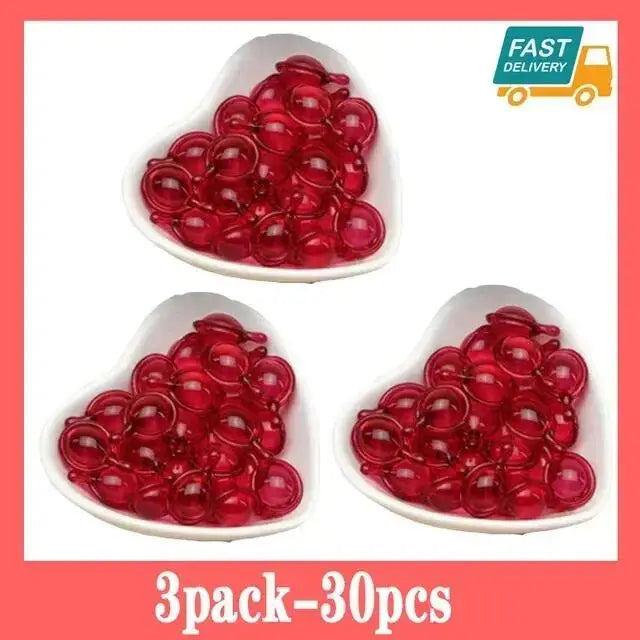 Hair Vitamin Capsule Keratin Oil Repair Frizzy Dry Hair Restore Soft Smooth Shiny Deep Moisturizing Nourishing Scalp Beauty Care