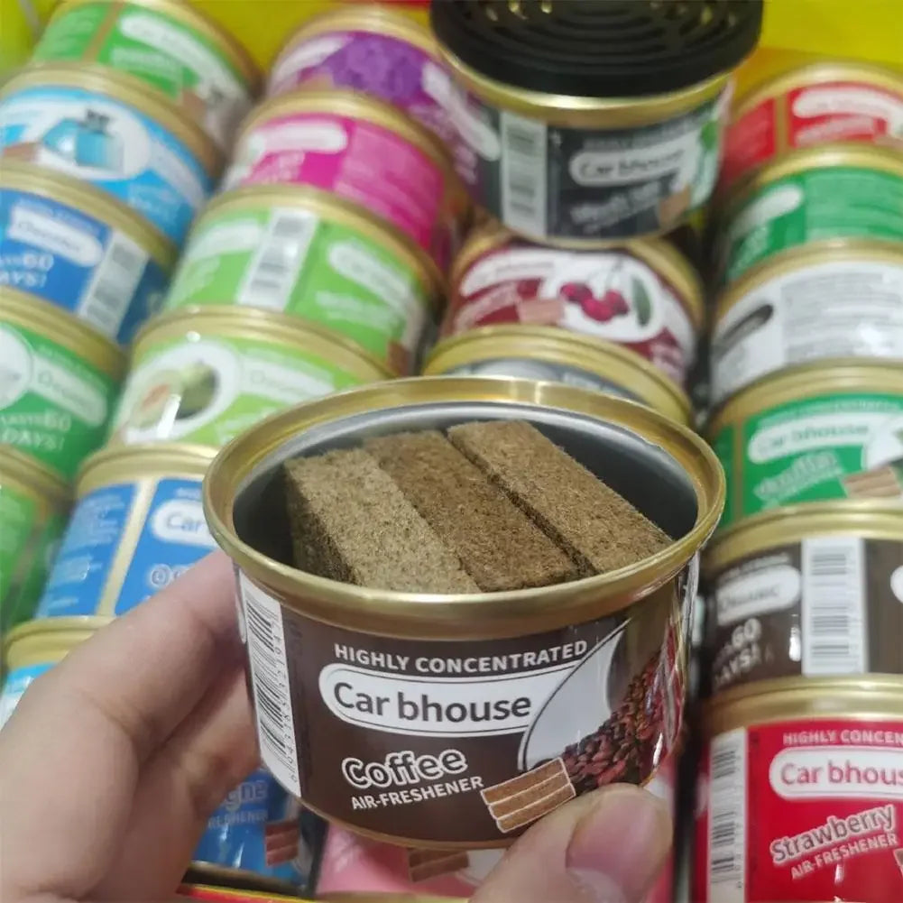 Car Air Fresheners Odor Eliminator Essential Long-Lasting Fragrance Lemon Cherry Ocean Strawberry Cologne Aromatherapy