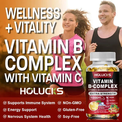 Vitamin B complex supplement with vitamin C