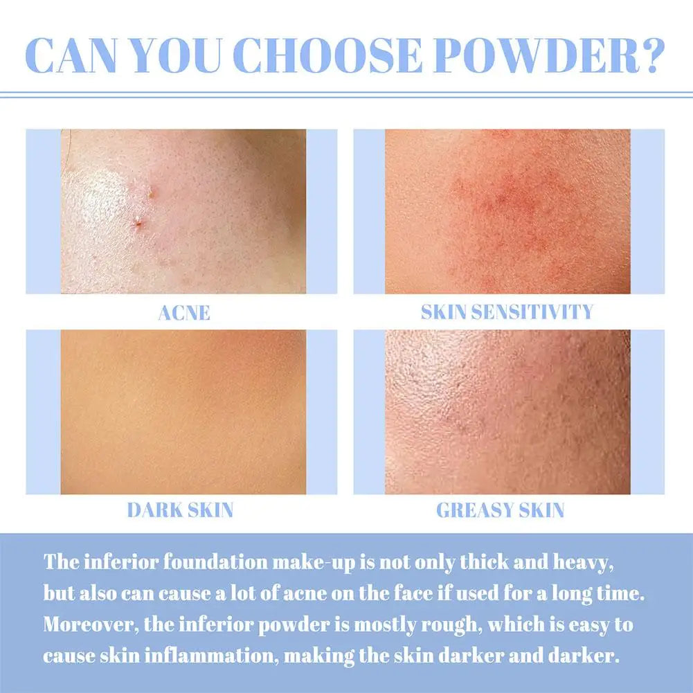 Sunscreen Powder Cosmetic Face Powder Oil-Control Waterproof Lasting Matte Concealer