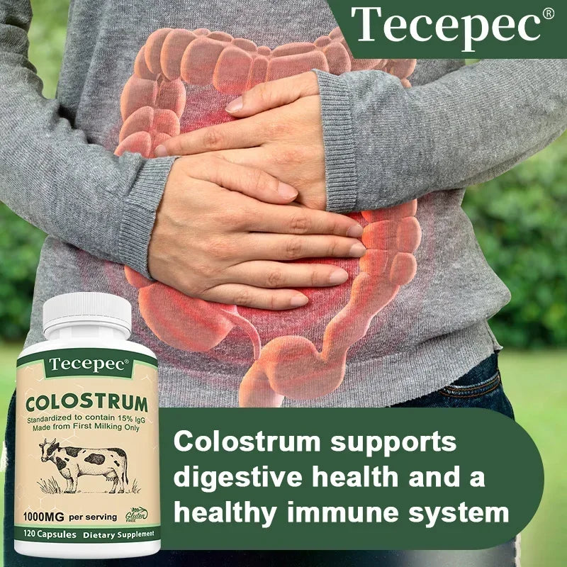 Colostrum Supplement for Digestive, Skin &amp; Hair Health