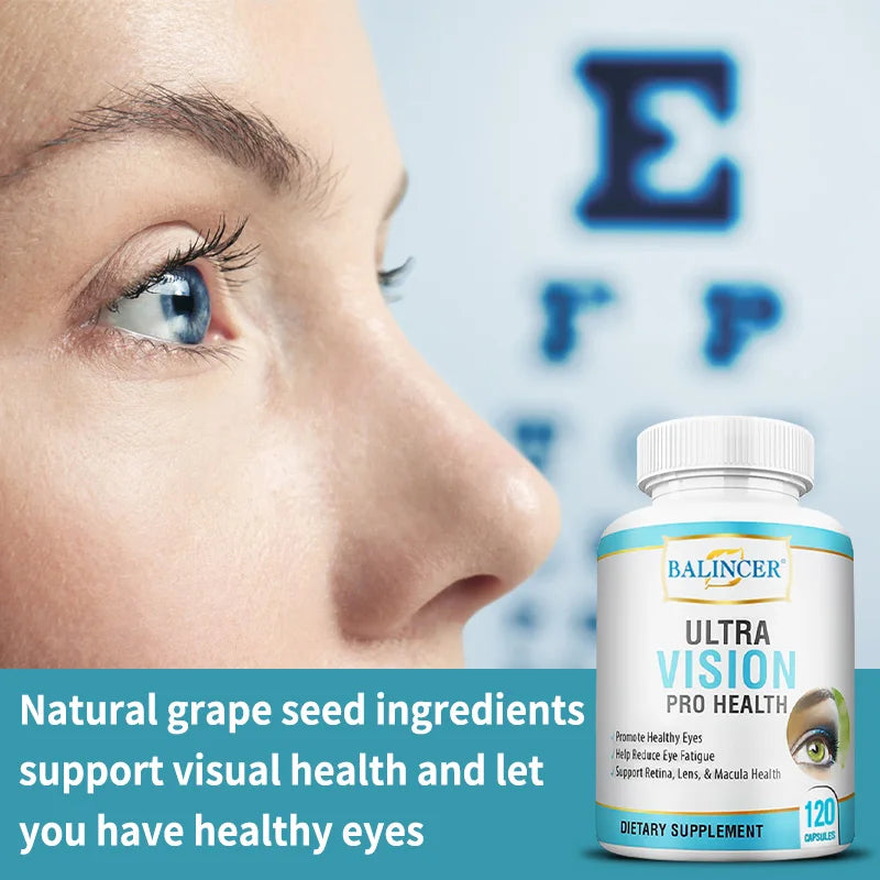 Eye Health Supplement - Contains Vitamin A, Lutein and Zeaxanthin, Improves Eye Edema and Improves Vision Health