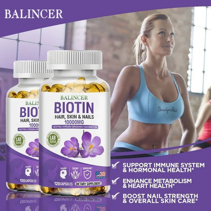 Balancer biotin supplement supports healthy skin immune 