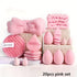 2040 Pink Makeup kit Complete Makeup Brush Set Big set includes Soft Brushes and sponges in a 20pcs pink set.