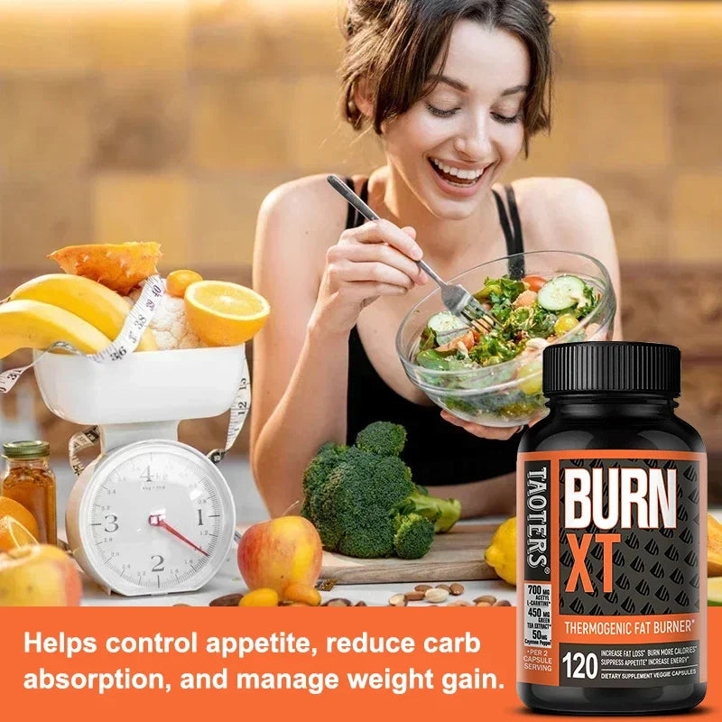 Fat Burner Supplement-Boosts Immune System, Detoxifies, Boosts Metabolism, Boosts Digestive System, and Boosts Energy for Unisex