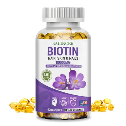 Balancer biotin supplement supports healthy skin immune