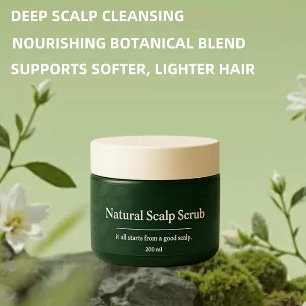 200ml Scalp Scrub Deep Cleansing Hair Care Scrub Exfoliating &amp; Refreshing Nourishing Scalp Scrub Oil Control Remove Dirt