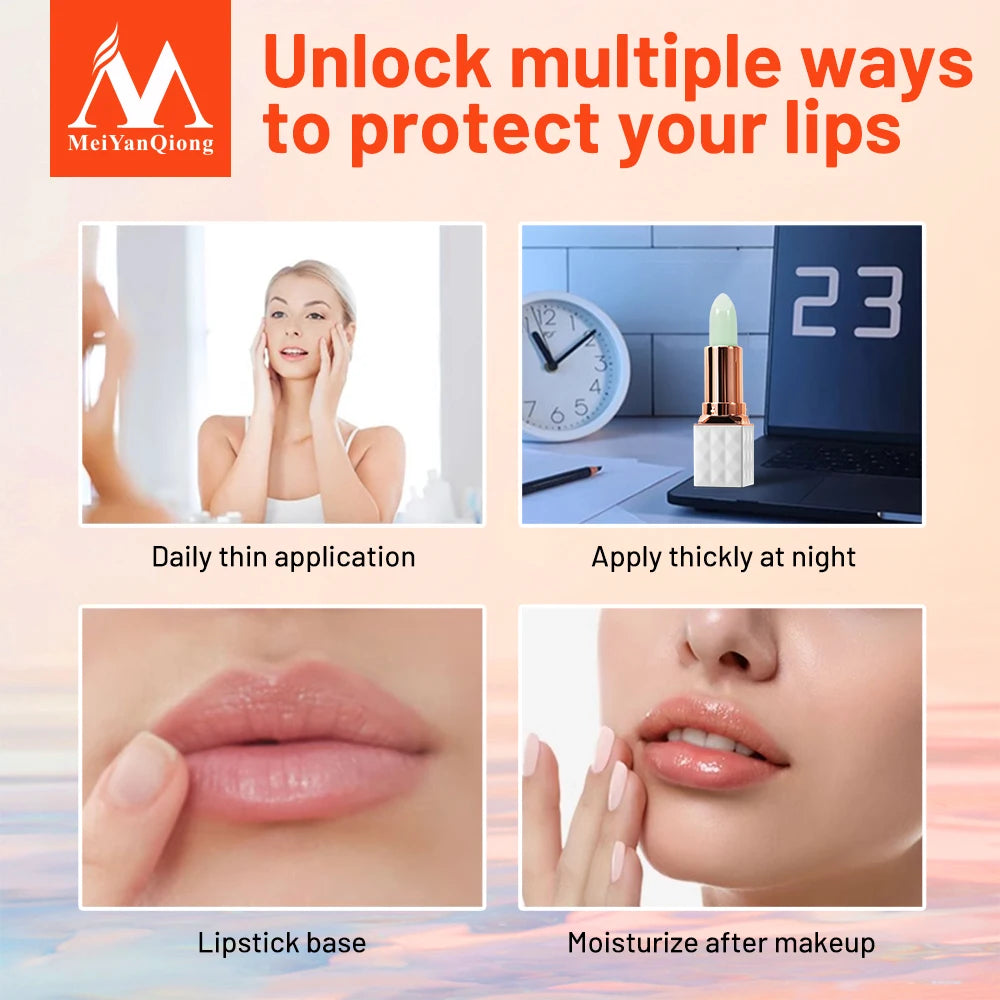 Shea butter color change lip balm