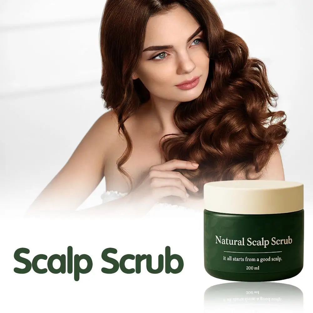 200ml Scalp Scrub Deep Cleansing Hair Care Scrub Exfoliating &amp; Refreshing Nourishing Scalp Scrub Oil Control Remove Dirt