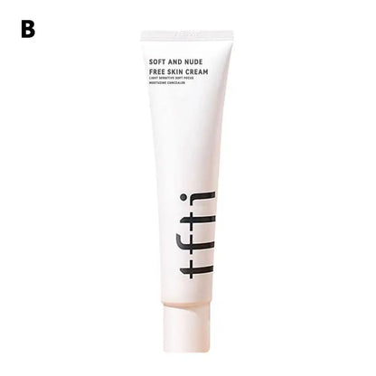 TFIT facial makeup kit - Soft and Nude Free Skin Cream, lightweight concealer in a cream formulation.