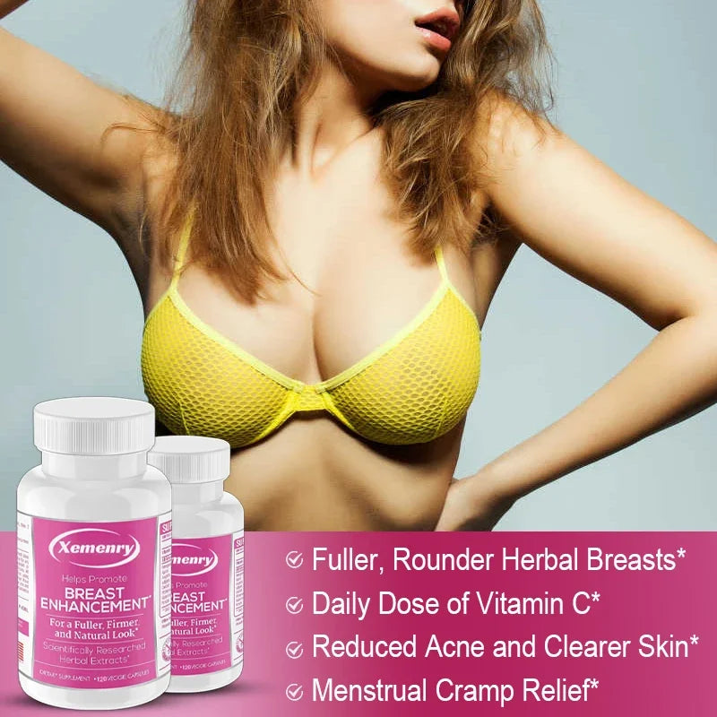 Breast Enhancement Capsules Supplement Vitamin C Clear Skin