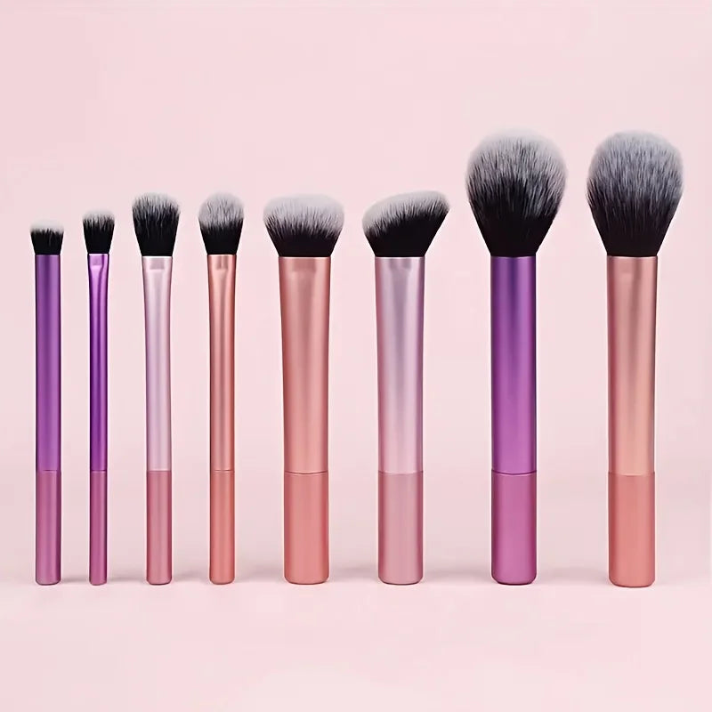 soft synthetic makeup brush kit