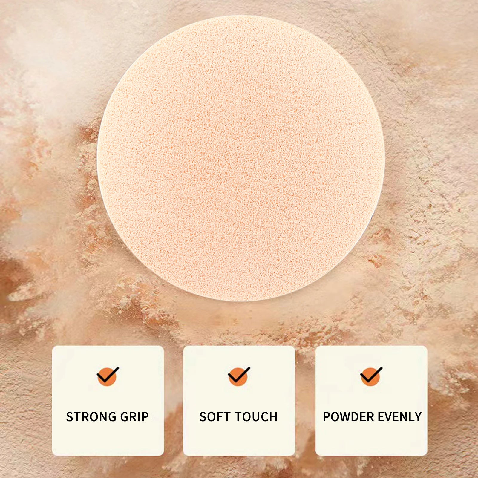Natural Matte Finish Pressed Powder Long-Lasting Makeup with strong grip, soft touch and even powder application.