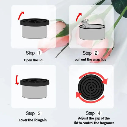 Car Air Freshener Coconut Fragrance Car Fragrance