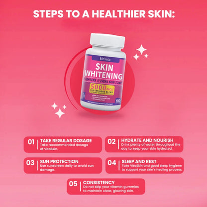  Glutathione Supplement 5000mcg Glutathione Skin Whitening