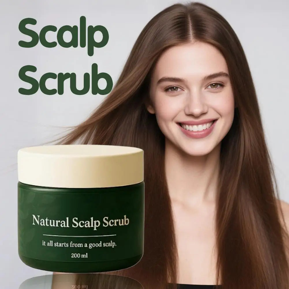 200ml Scalp Scrub Deep Cleansing Hair Care Scrub Exfoliating &amp; Refreshing Nourishing Scalp Scrub Oil Control Remove Dirt
