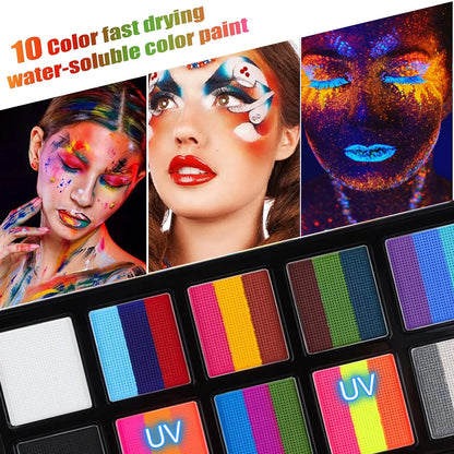 Body Face Painting Kit for Kids Adults10 Color Face Makeup