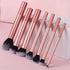 7PcsSet Soft Makeup Brush Kit Synthetic Hair Easy To Clean